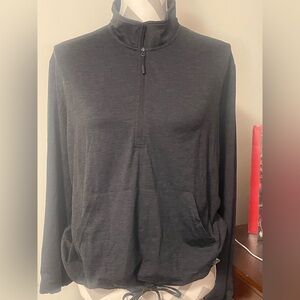 Free Country Women's Black Zip-Up Sweater